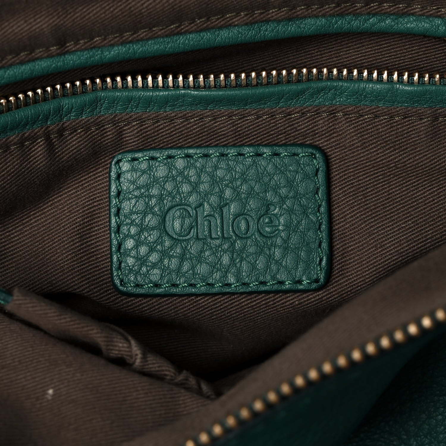 Chloe Calfskin Medium Marcie Satchel Emerald 5 of 11