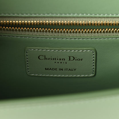 Christian Dior Smooth Calfskin 30 Montaigne Flap Bag Mint Green 6 of 9