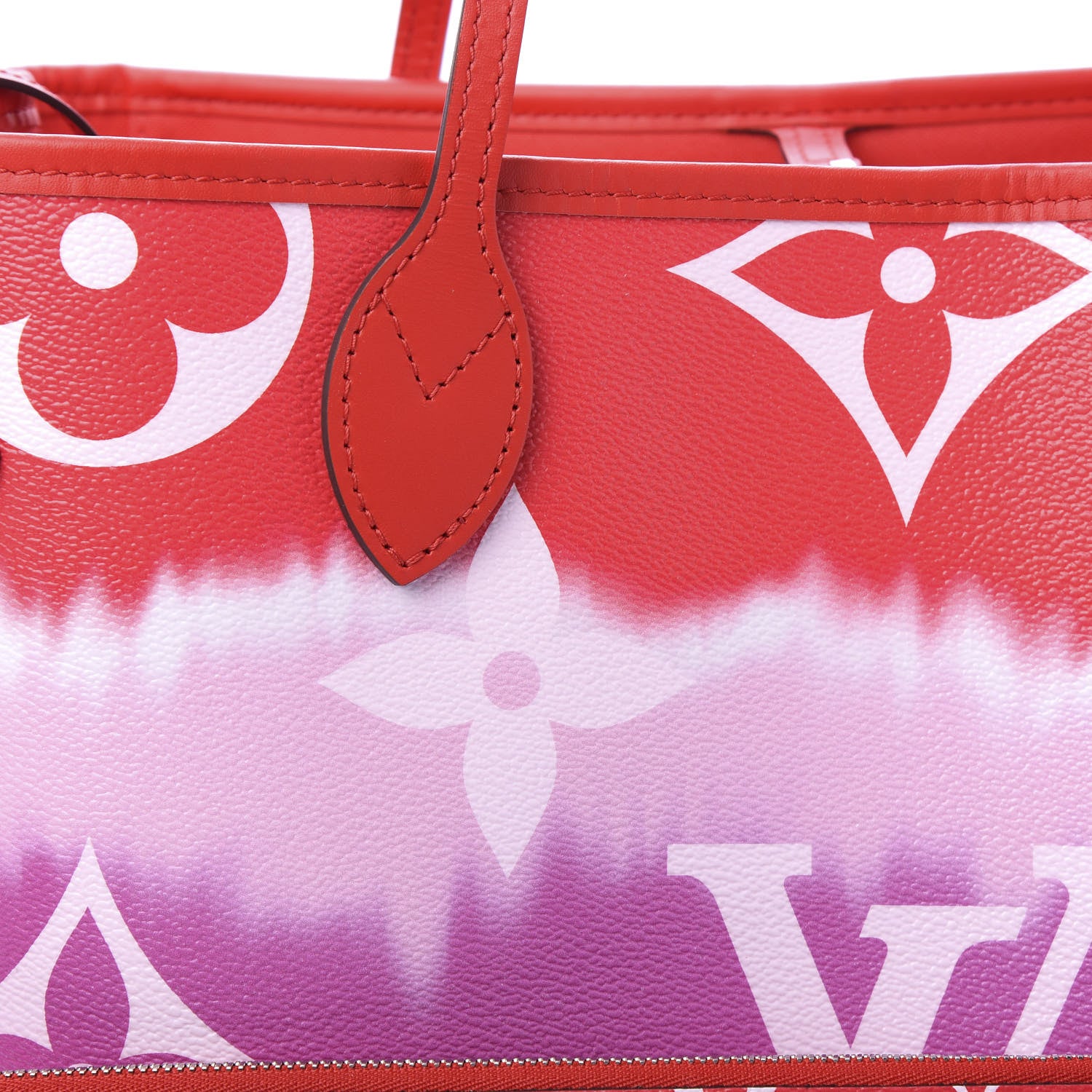 Louis Vuitton Monogram Escale Neverfull MM Rouge 11 of 11