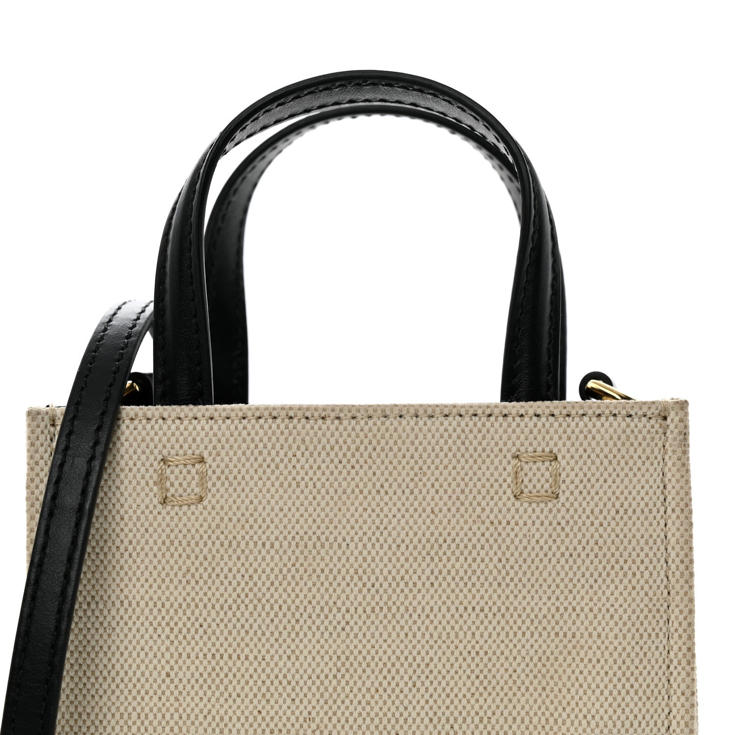 Givenchy Canvas Mini G-Tote Vertical White Black 8 of 10