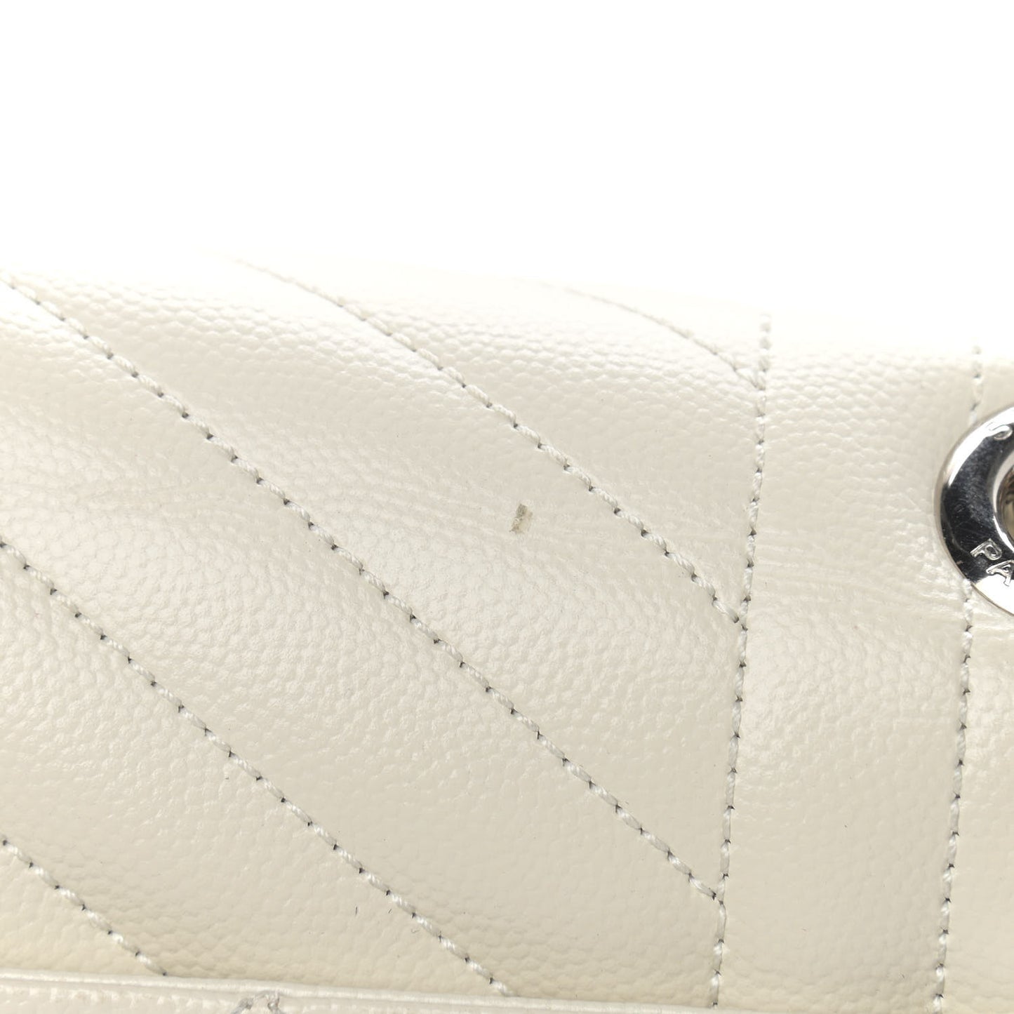 Grain De Poudre Large Tri-Quilt Monogram Satchel Porcellana
