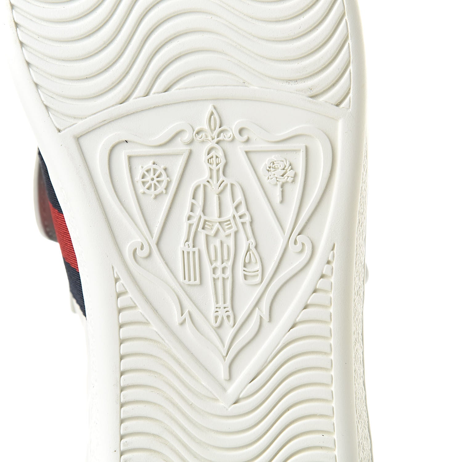 Gucci Calfskin Ayers Web Womens Ace Bow Lace Sneakers 36 White 8 of 11