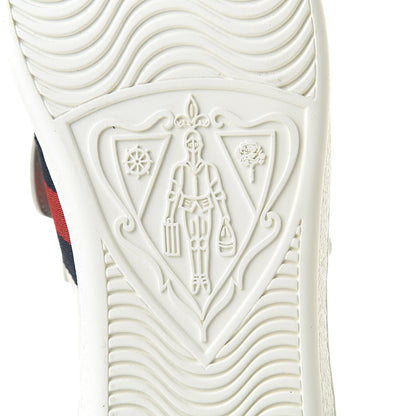 Gucci Calfskin Ayers Web Womens Ace Bow Lace Sneakers 36 White 8 of 11