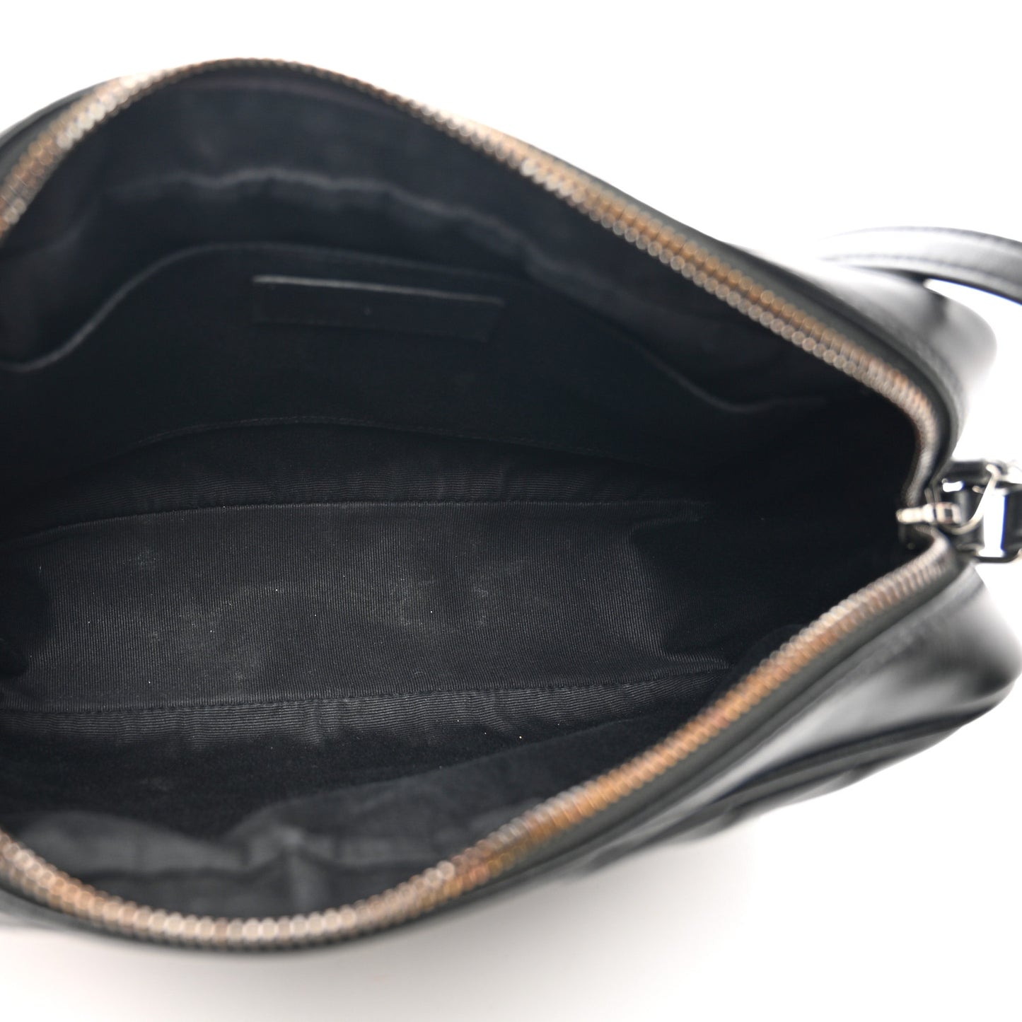 Calfskin Matelasse Monogram Lou Camera Bag Black