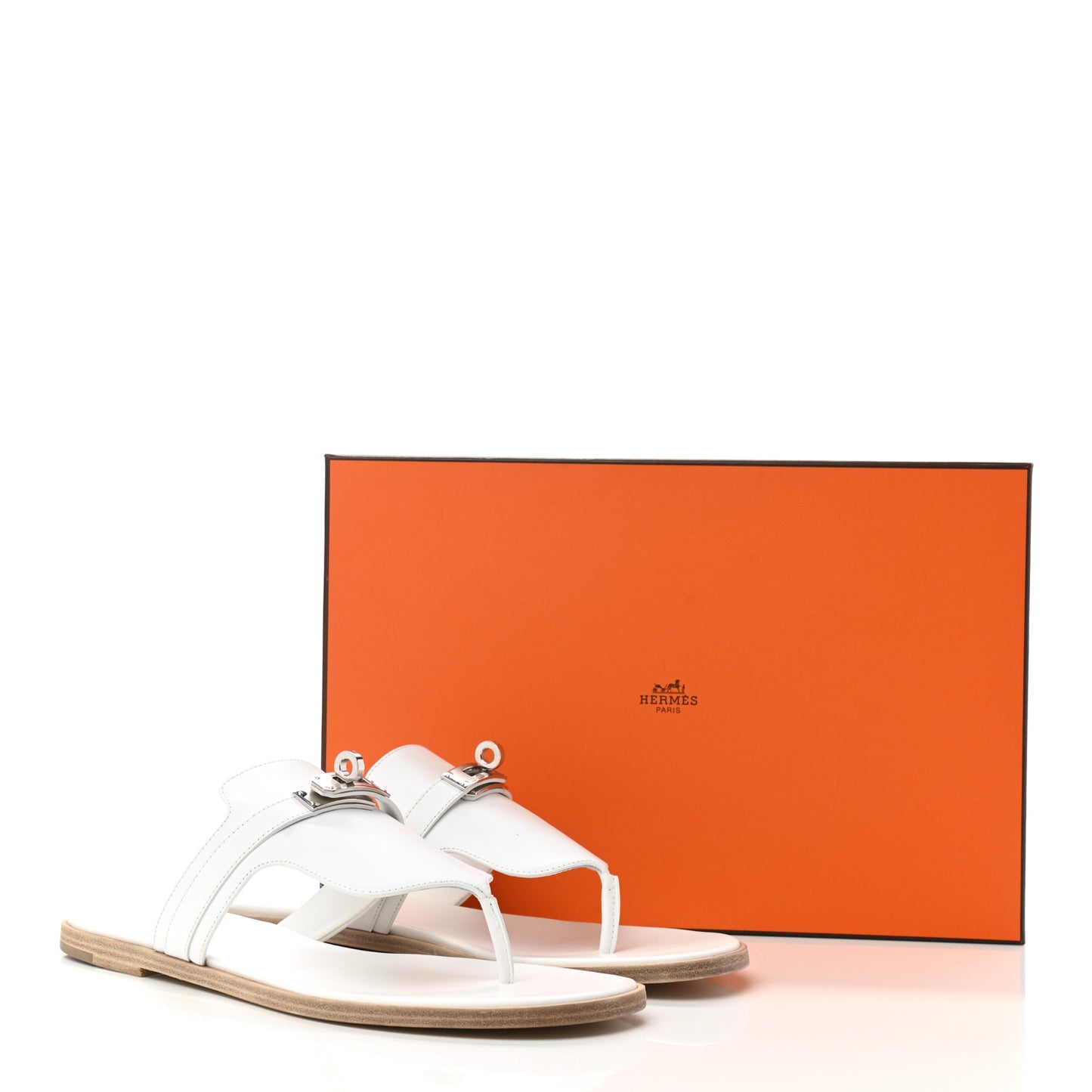 Calfskin Womens Elixir Sandals 39 White