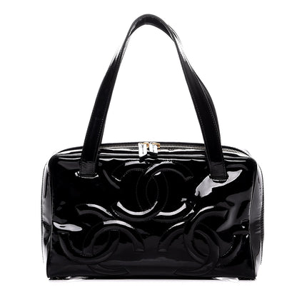 Chanel Patent CC Bowler Black 1 of 8