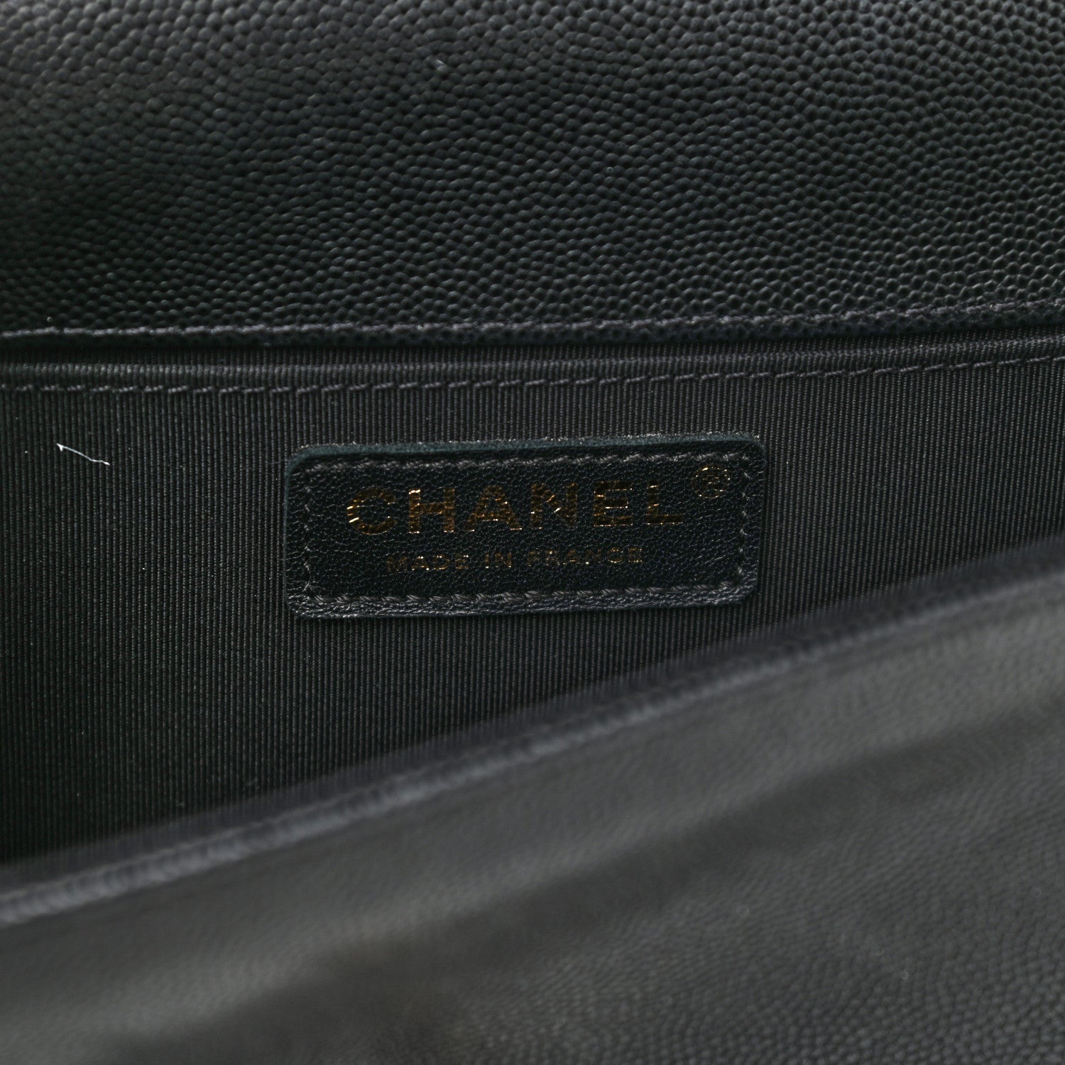 Chanel Caviar Quilted Medium Boy Flap Black 6 of 12