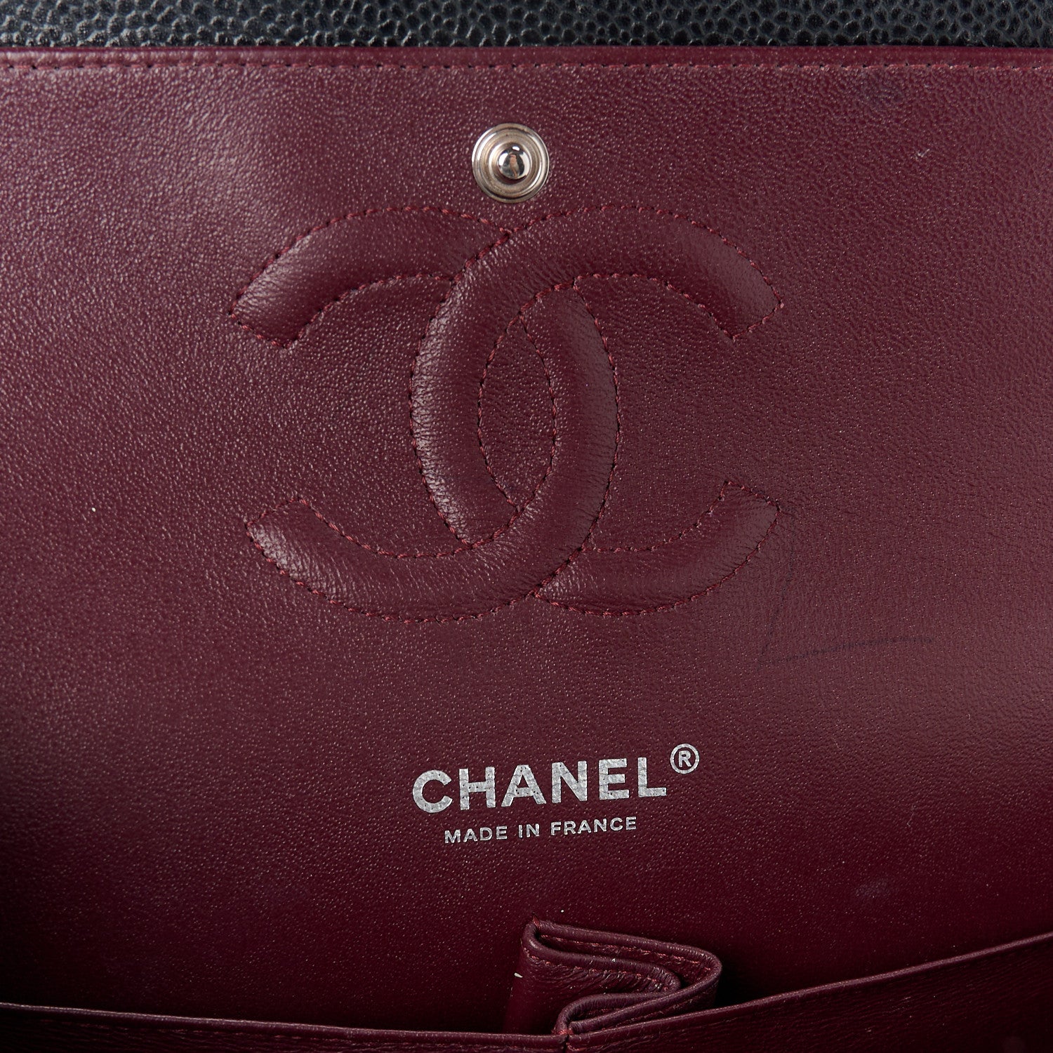 Chanel Caviar Quilted Medium Double Flap Black 6 of 12