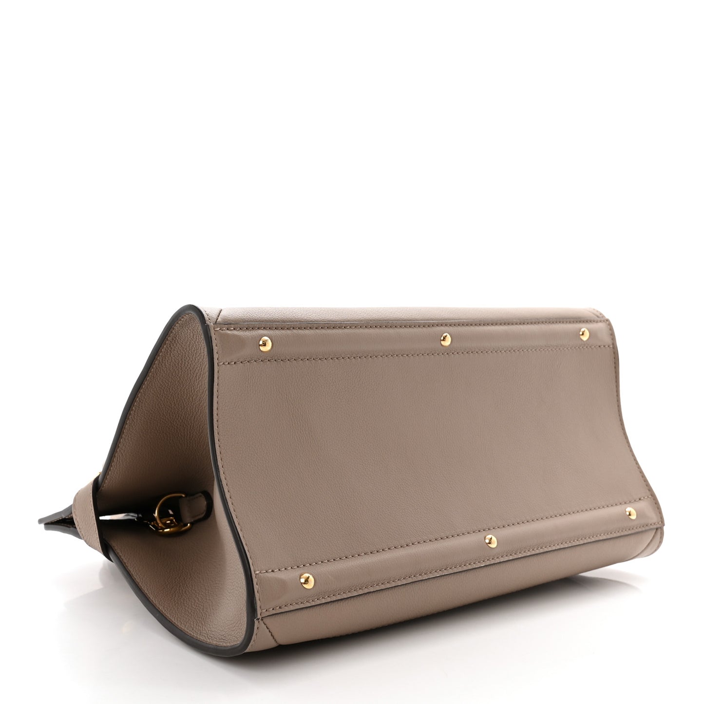 Grained Calfskin Steamer MM Galet