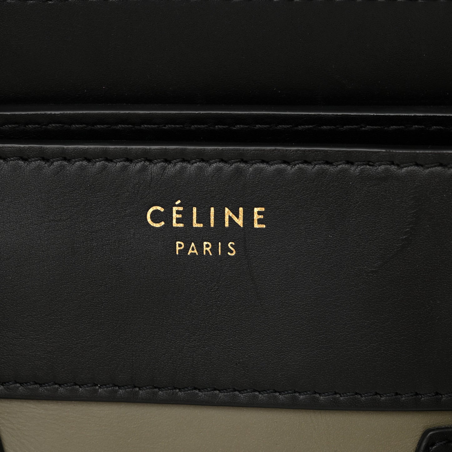 Satin Calfskin Suede Micro Tri-Color Luggage Almond