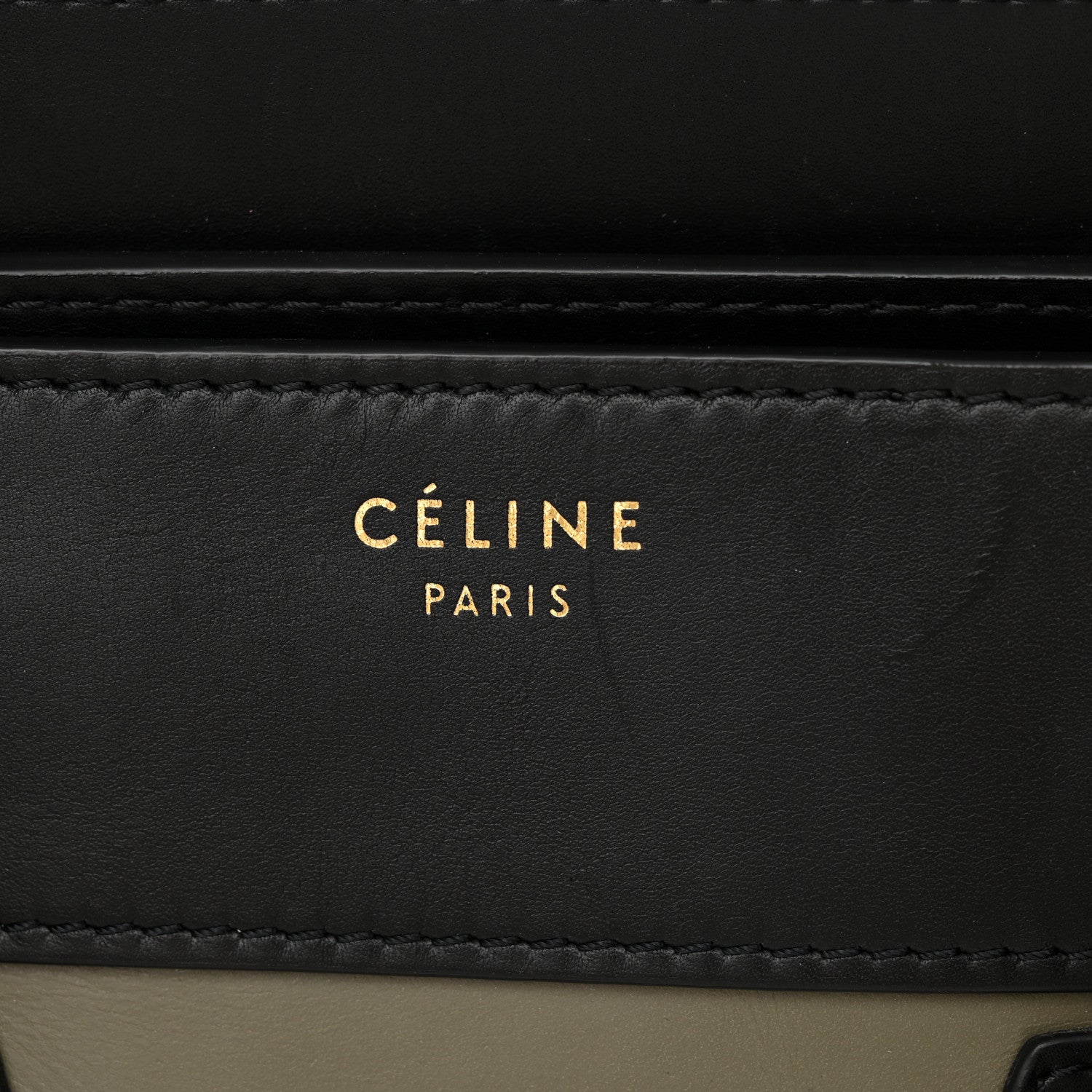 Celine Satin Calfskin Suede Micro Tri-Color Luggage Almond 6 of 13