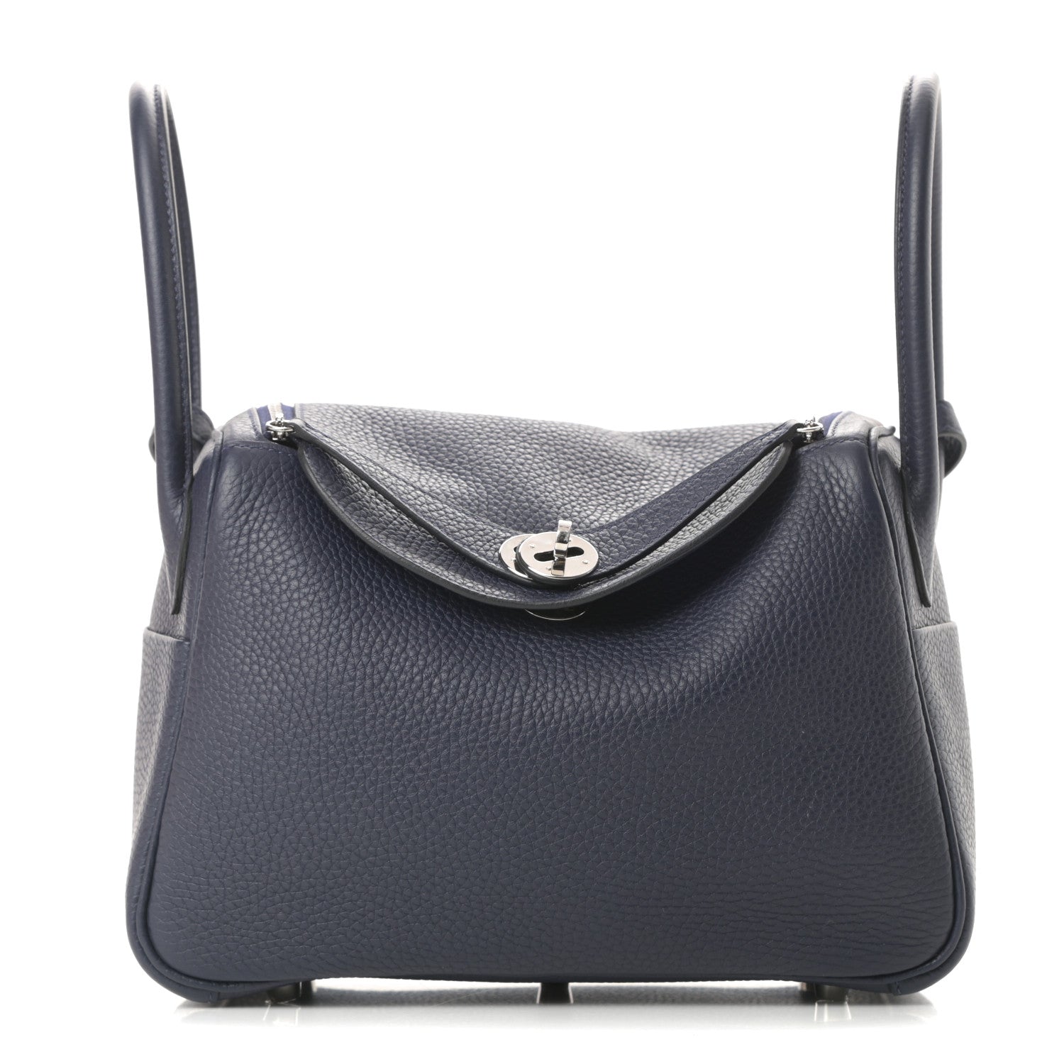 Hermes Taurillon Clemence Lindy 26 Bleu Nuit 1 of 13