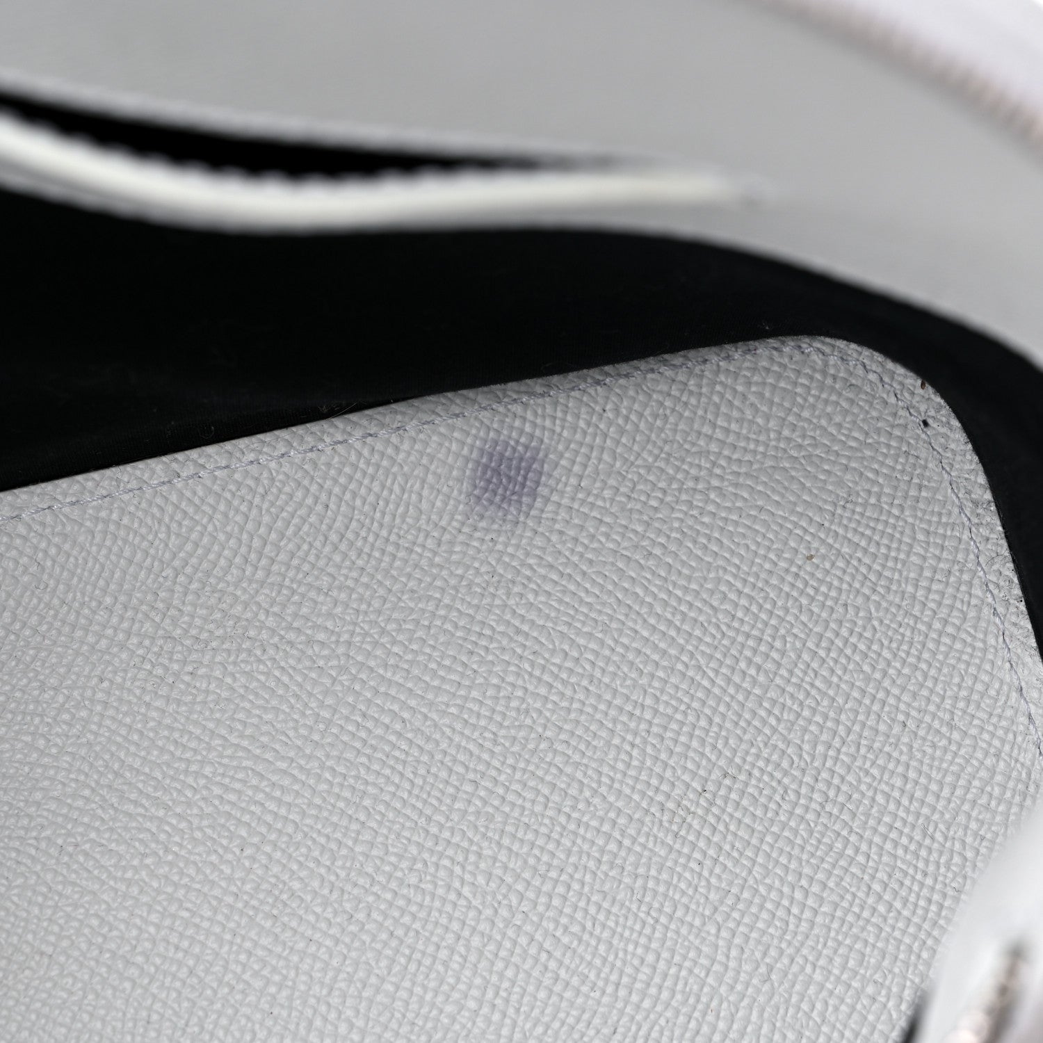 Balenciaga Signature Grained Calfskin Logo S Ville Top Handle Bag White Black 11 of 17