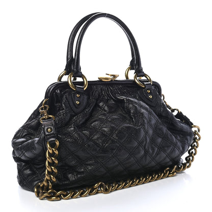 Marc Jacobs Calfskin Quilted Stam Black 3 of 10