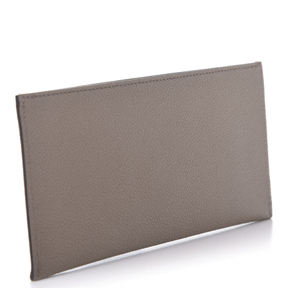 Louis Vuitton Calfskin Felicie Chain Wallet Card Holder Insert Tourterelle 3 of 9