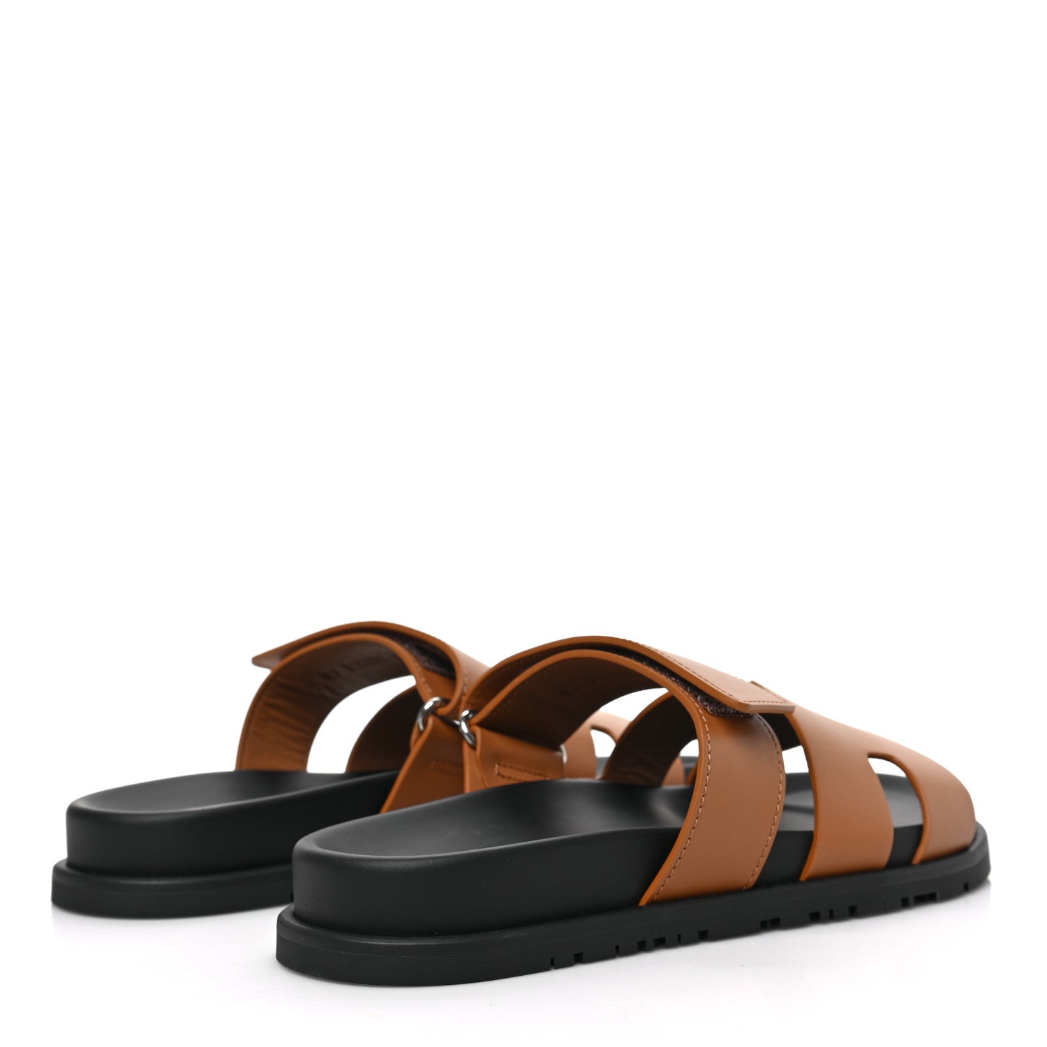 Hermes Calfskin Womens Chypre Sandals 39 Natural 4 of 9