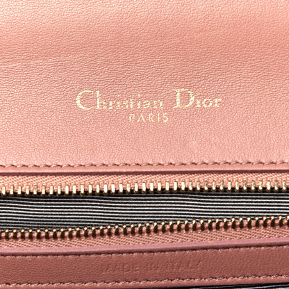 Christian Dior Ceramic Effect Deerskin Medium Diorama Flap Bag Dark Petal 6 of 9