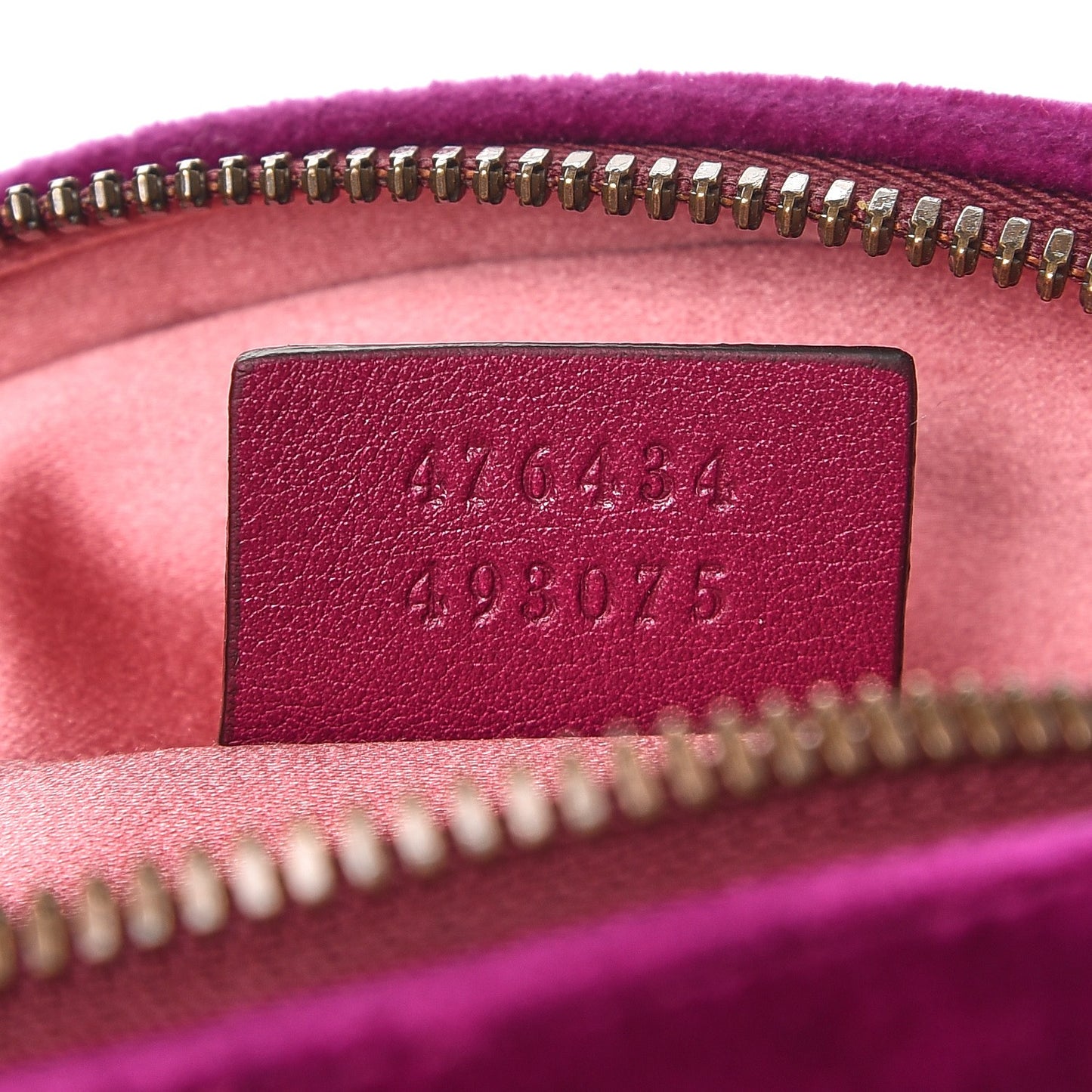Velvet Matelasse GG Marmont Belt Bag 85 34 Fuchsia Violet Cyclamen