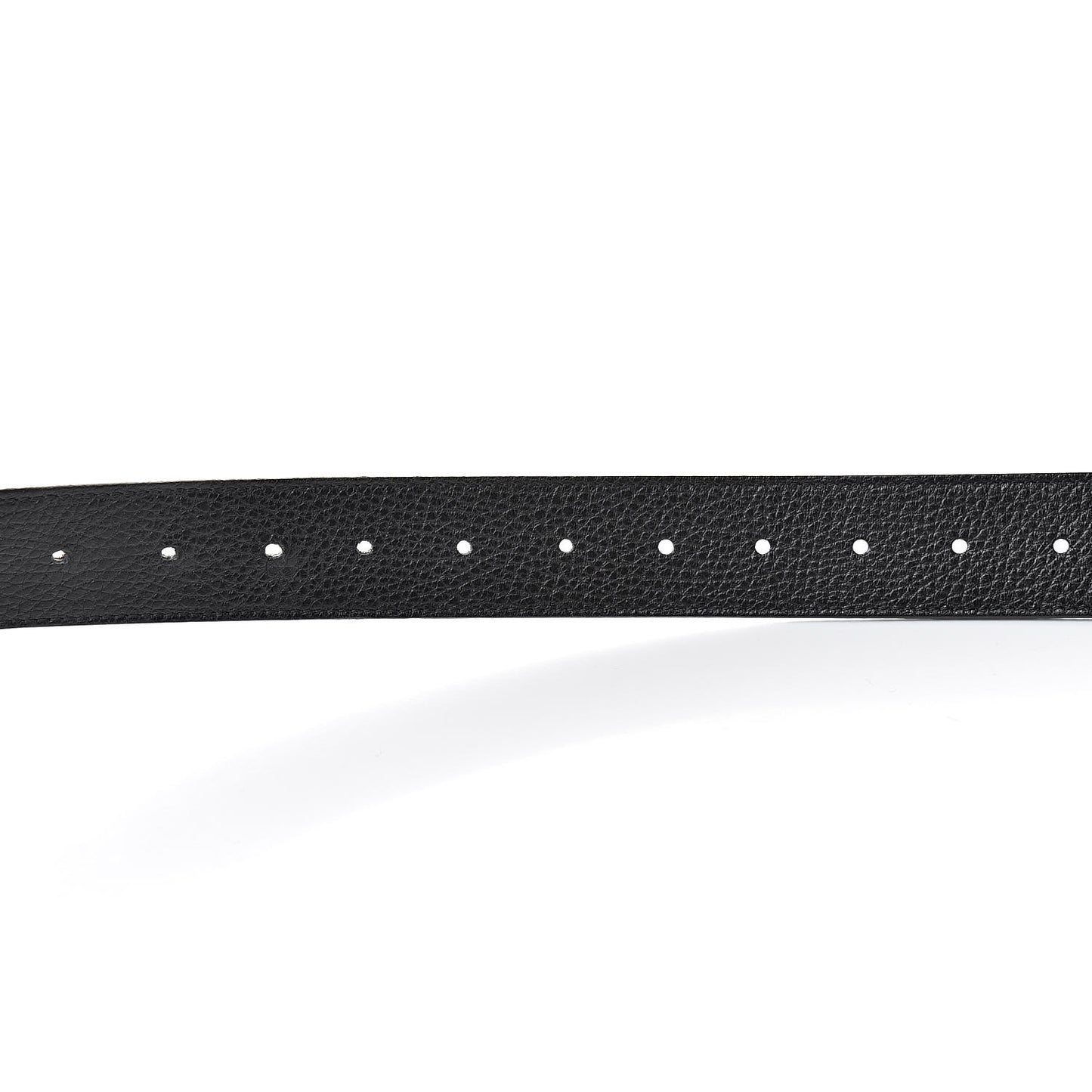 Dollar Calfskin Double G Reversible 37mm Belt 100 40 Black New Acero