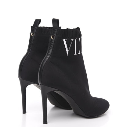 Valentino Garavani Body Tech Knit Sock Boots 40 Black 4 of 7
