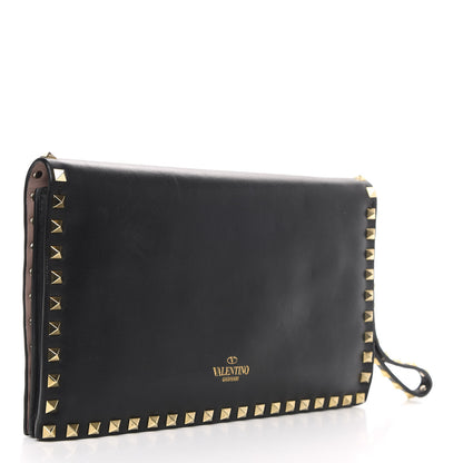 Valentino Garavani Nappa Rockstud Wristlet Clutch Black 3 of 11