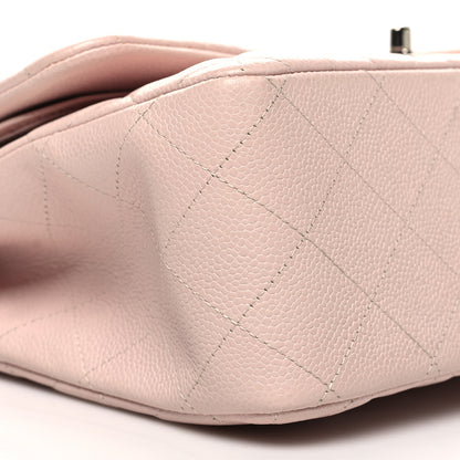 Chanel Caviar Quilted Jumbo Double Flap Light Pink 9 of 10
