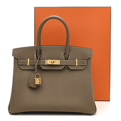 Hermes Epsom Birkin 30 Etoupe 11 of 11
