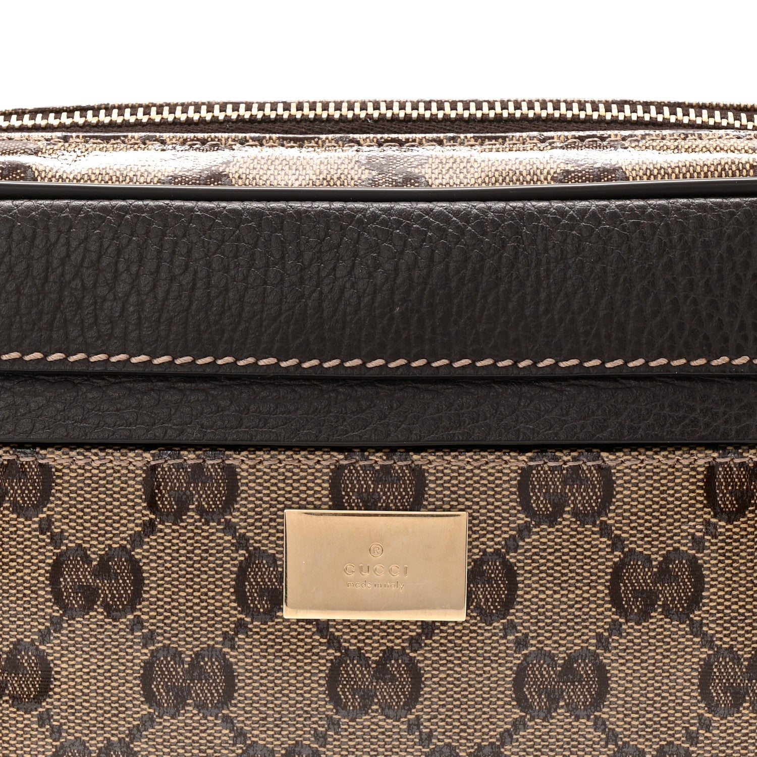 Gucci Crystal Monogram Belt Bag Brown 8 of 10