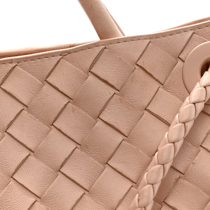 Bottega Veneta Nappa Intrecciato Small Andiamo Shoulder Bag Lotus 16 of 18