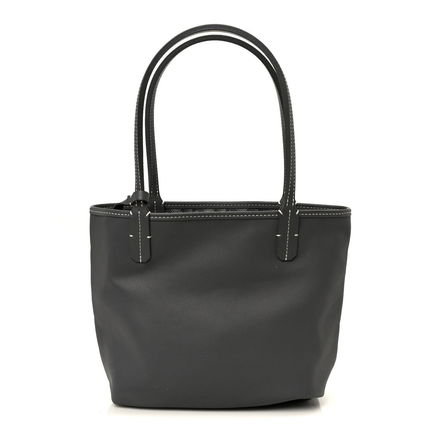Goyardine Reversible Mini Anjou Grey