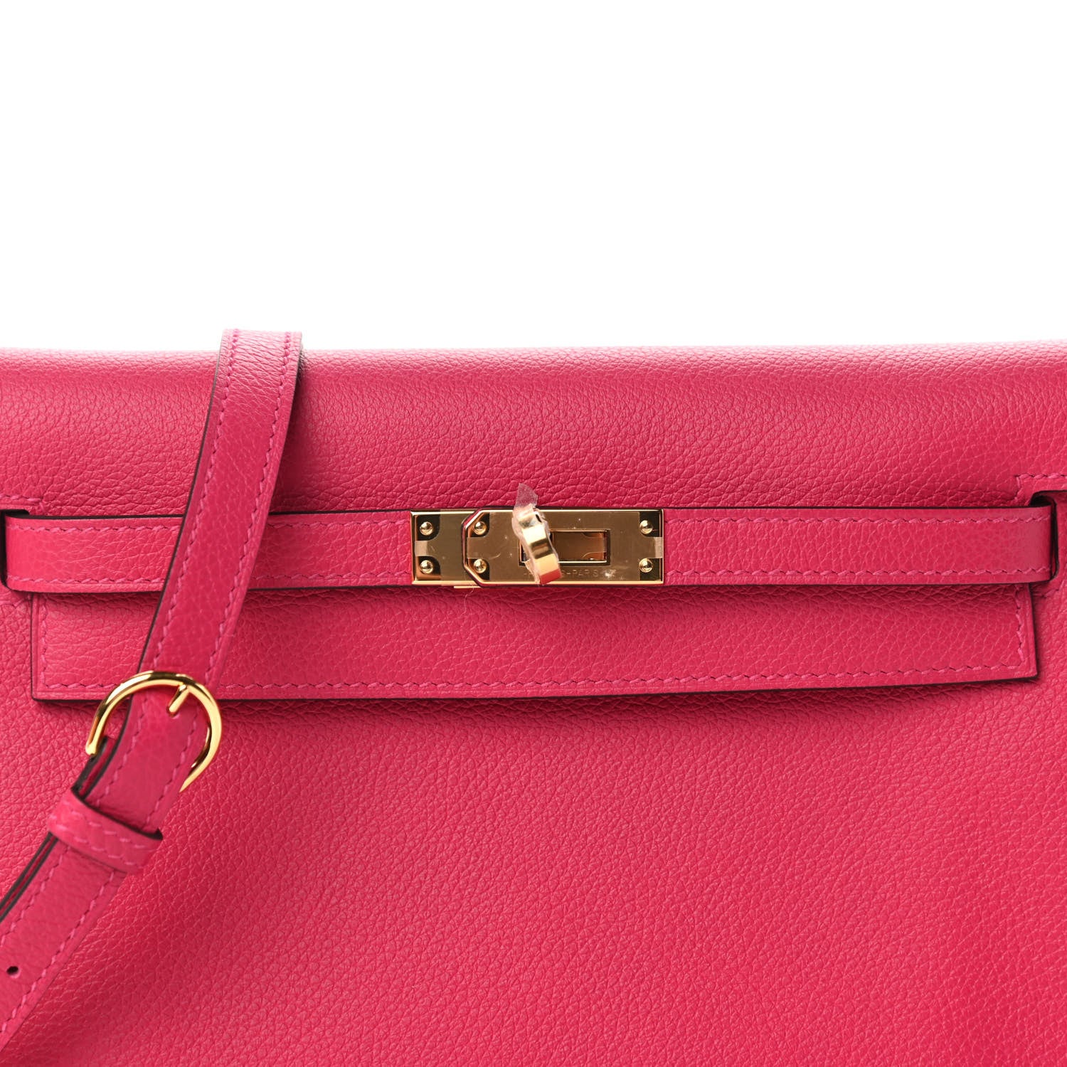 Hermes Evercolor Kelly Danse II Belt Bag Framboise 11 of 12