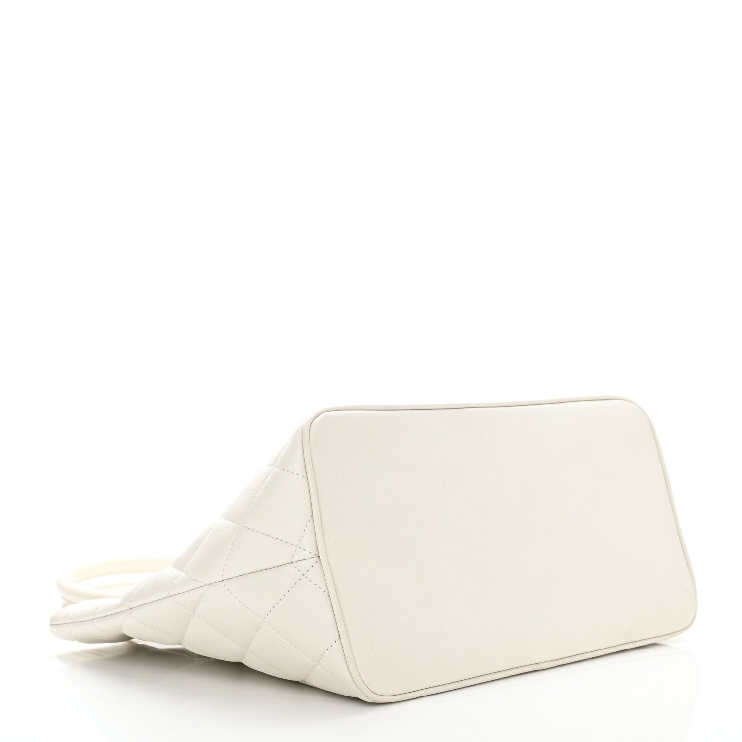 Chanel Caviar Quilted Medallion Tote White 4 of 11