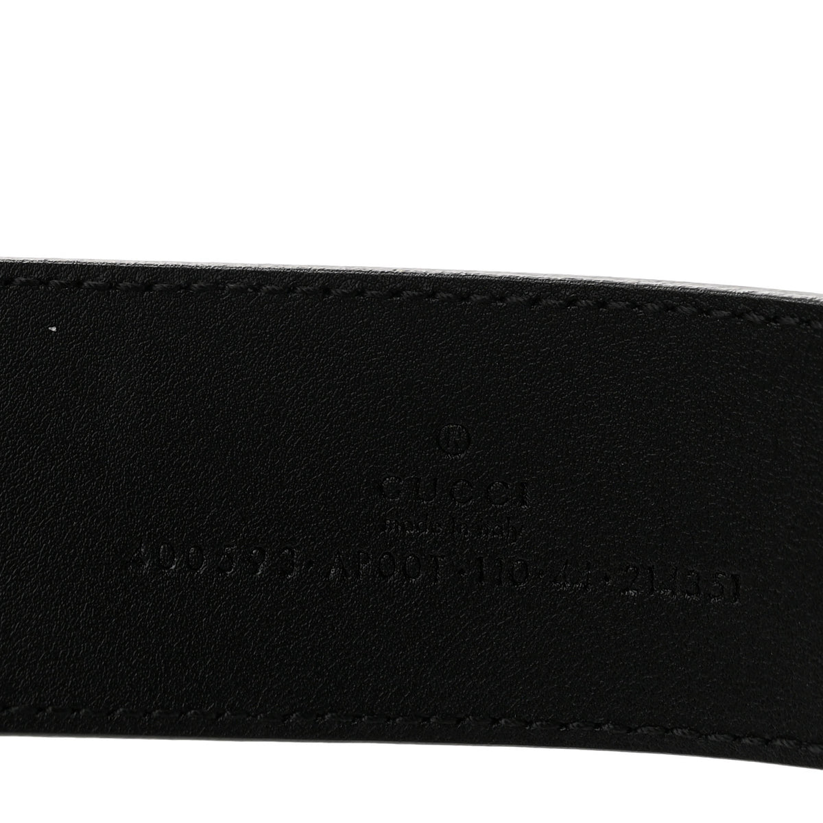 Gucci Calfskin Double G 40mm Belt 110 44 Black 5 of 8