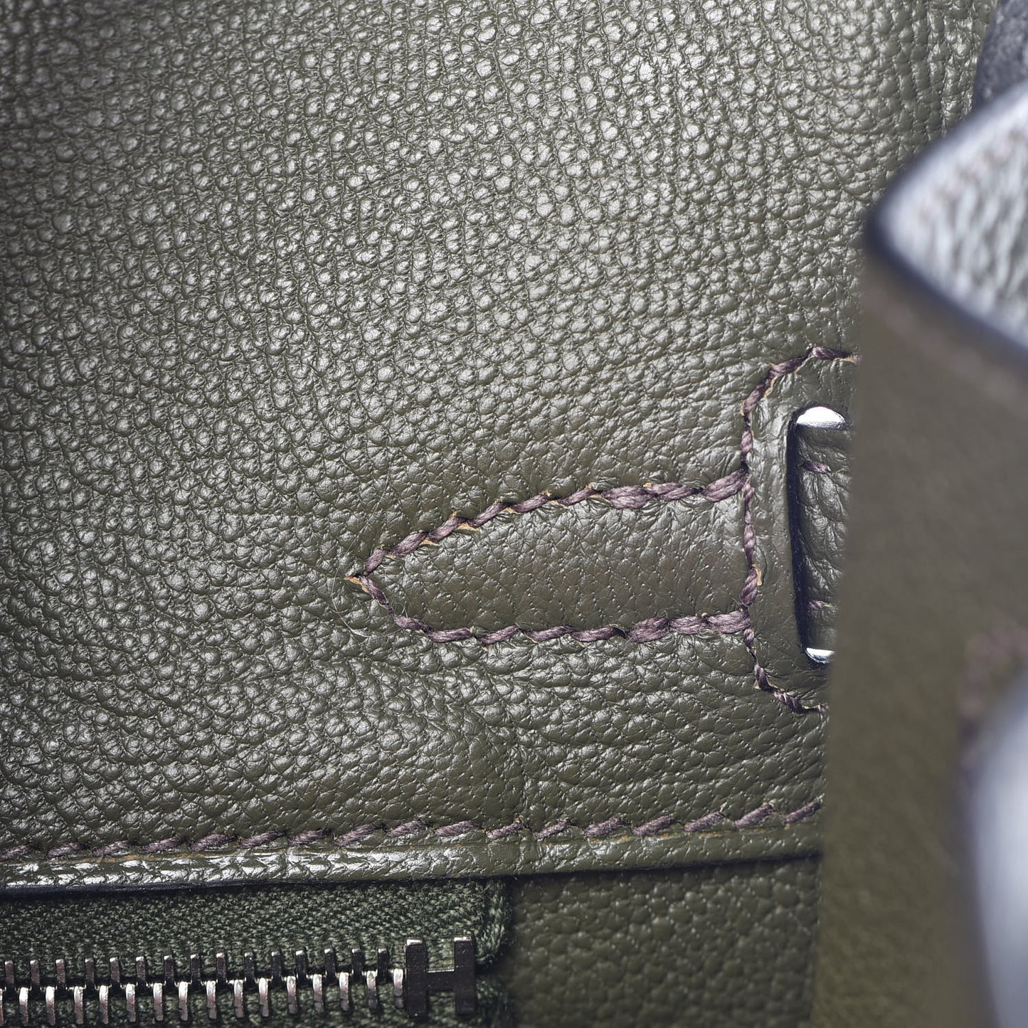 Togo Birkin 25 Vert Olive