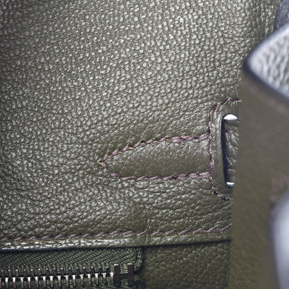 Hermes Togo Birkin 25 Vert Olive 27 of 38