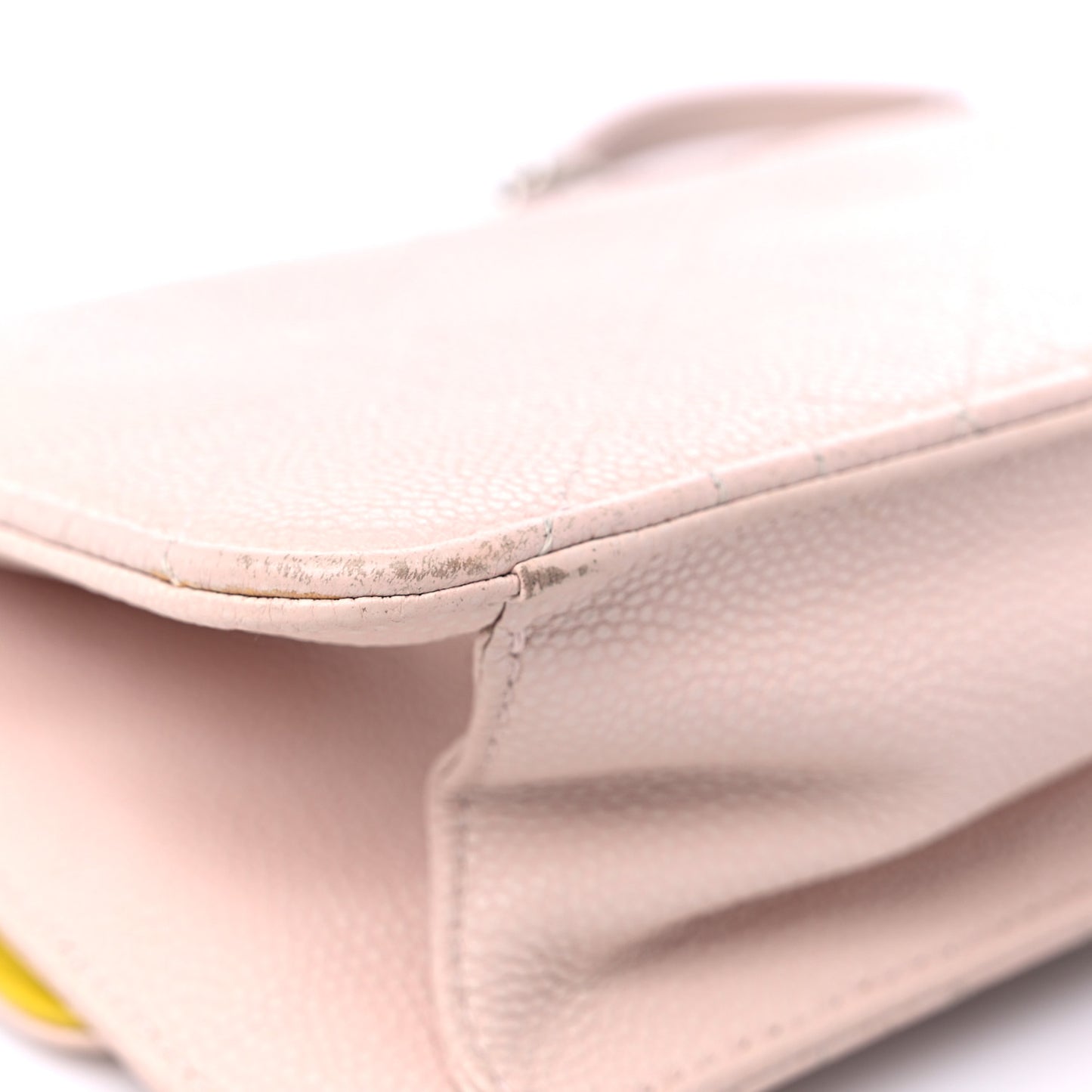 Grained Calfskin Cannage Miss Dior Promenade Pink Yellow