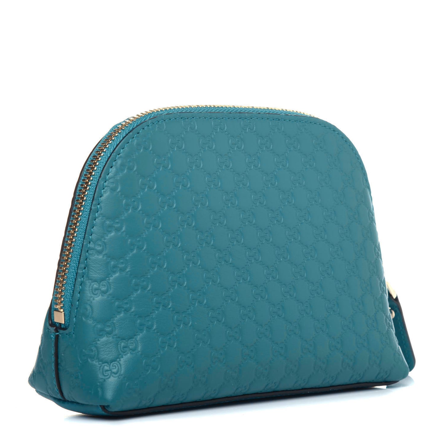 Microguccissima GG Cosmetic Case Deep Cobalt