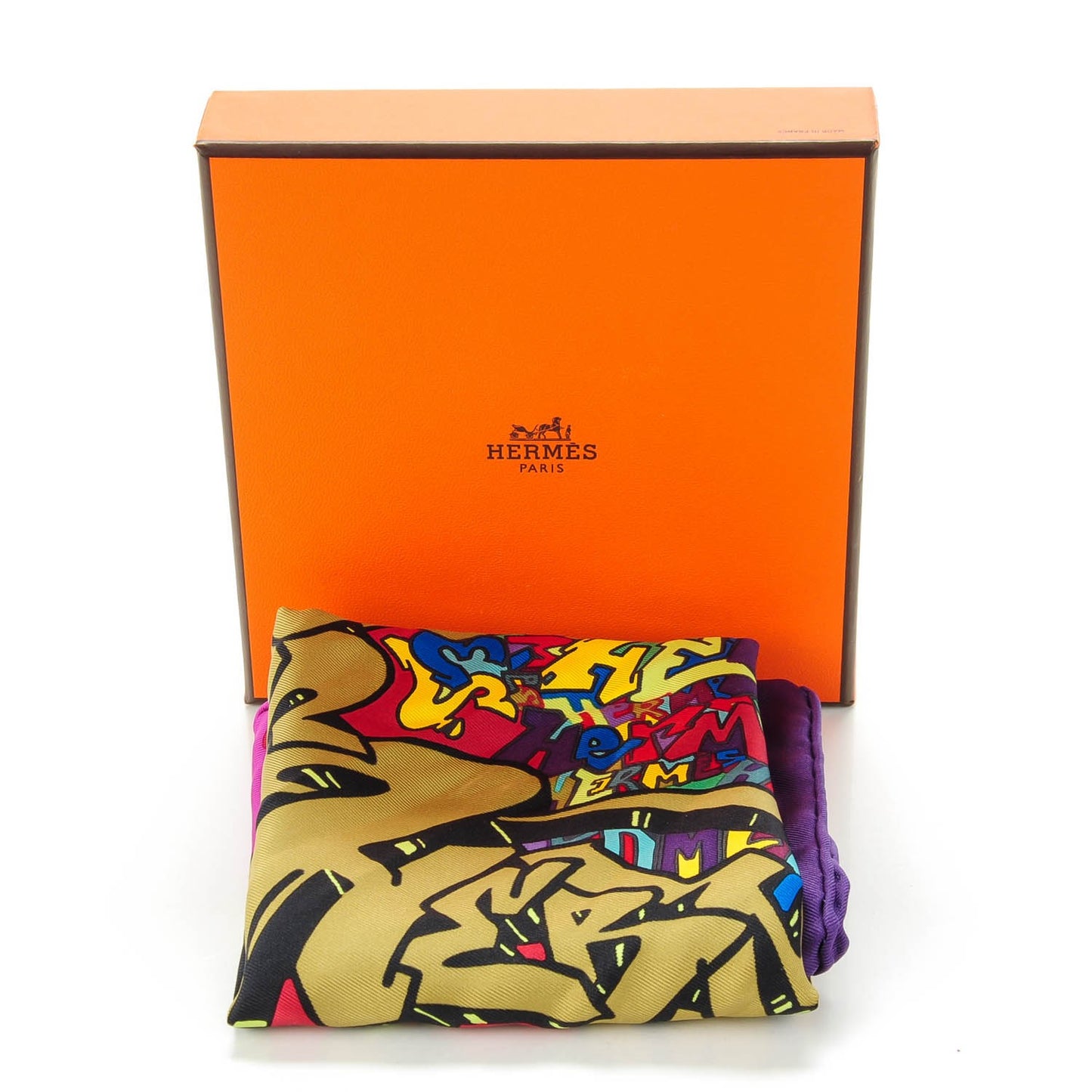 Silk Graff Graffiti Pocket Square Scarf