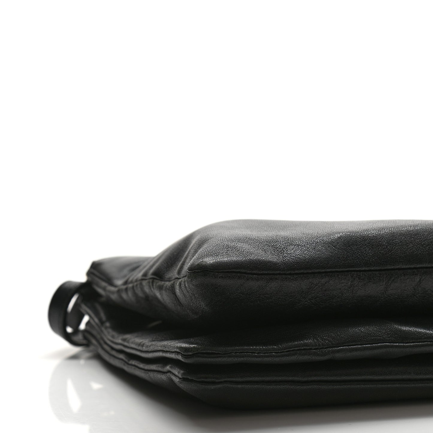 Lambskin Large Trio Crossbody Bag Black