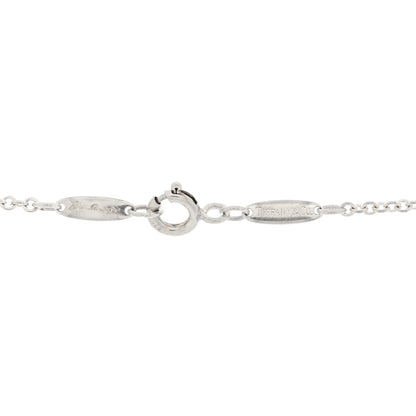 Tiffany Sterling Silver 27mm Elsa Peretti Open Heart Pendant Necklace 5 of 5