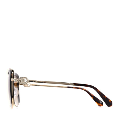 Bulgari Crystal 6128B Sunglasses Brown 3 of 8