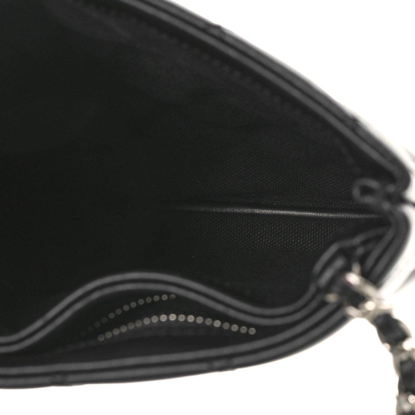 Lambskin Quilted Crossbody Bag Black