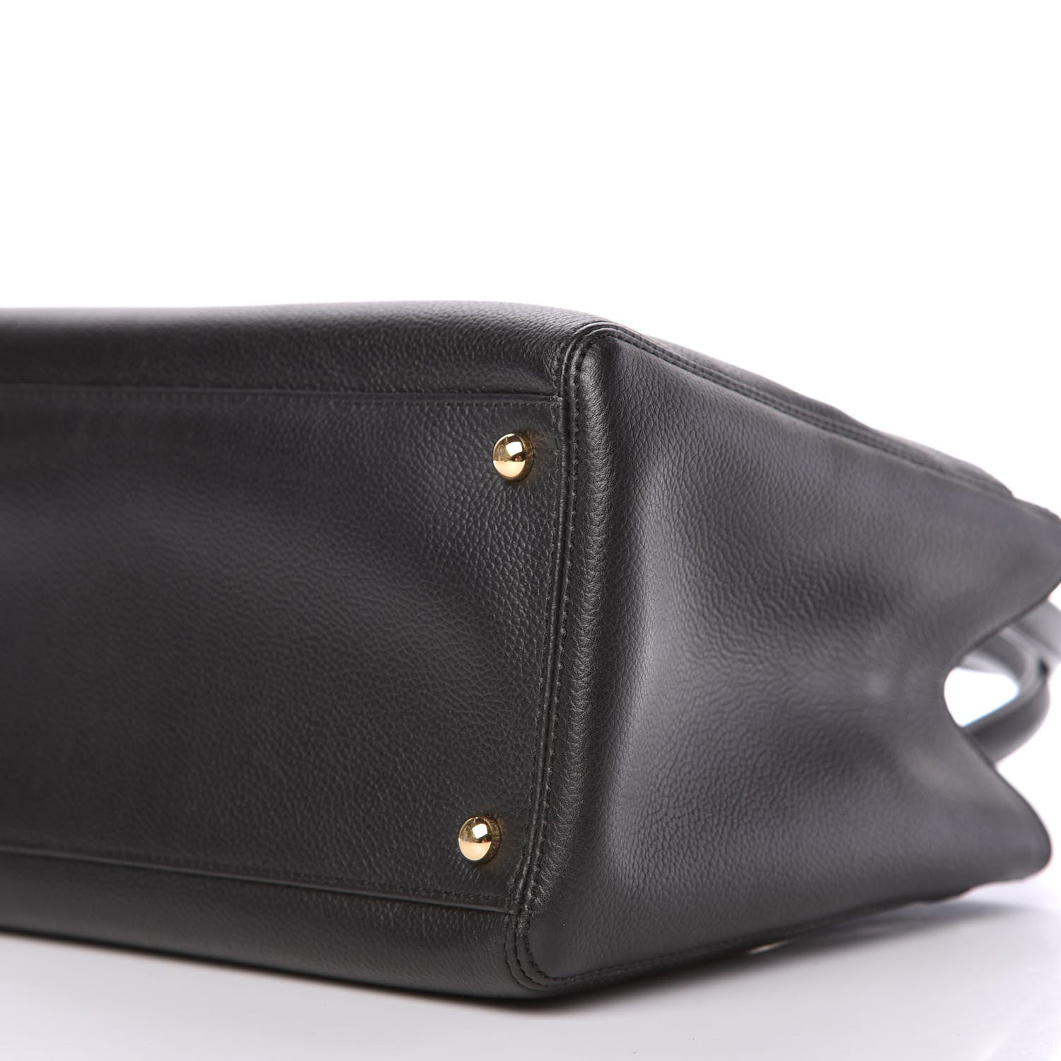 Chanel Calfskin Small Cerf Executive Shopper Tote Black 7 of 10