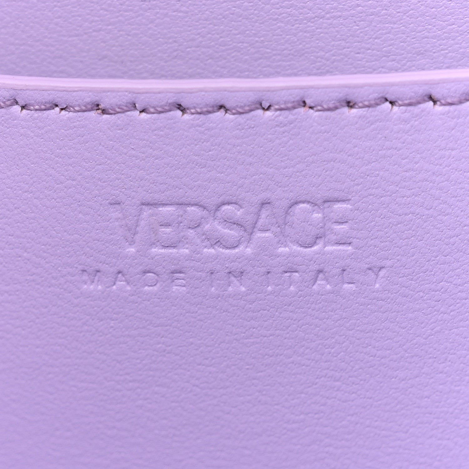 Versace Calfskin Medium Greca Goddess Shoulder Bag Baby Violet 6 of 9