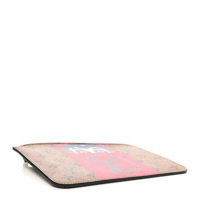 Louis Vuitton Reverse Monogram Kabuki MM GM Pochette 4 of 7