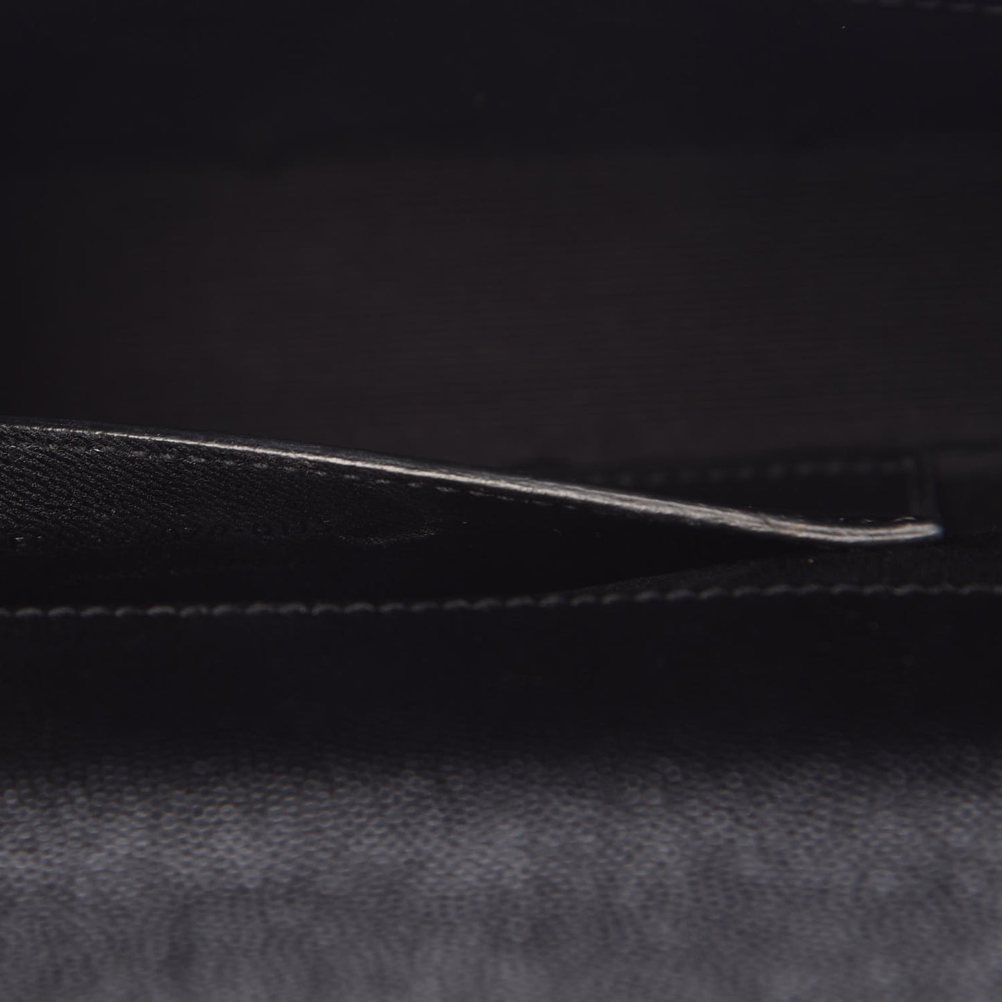 Grain De Poudre Monogram Cassandre Clutch Black