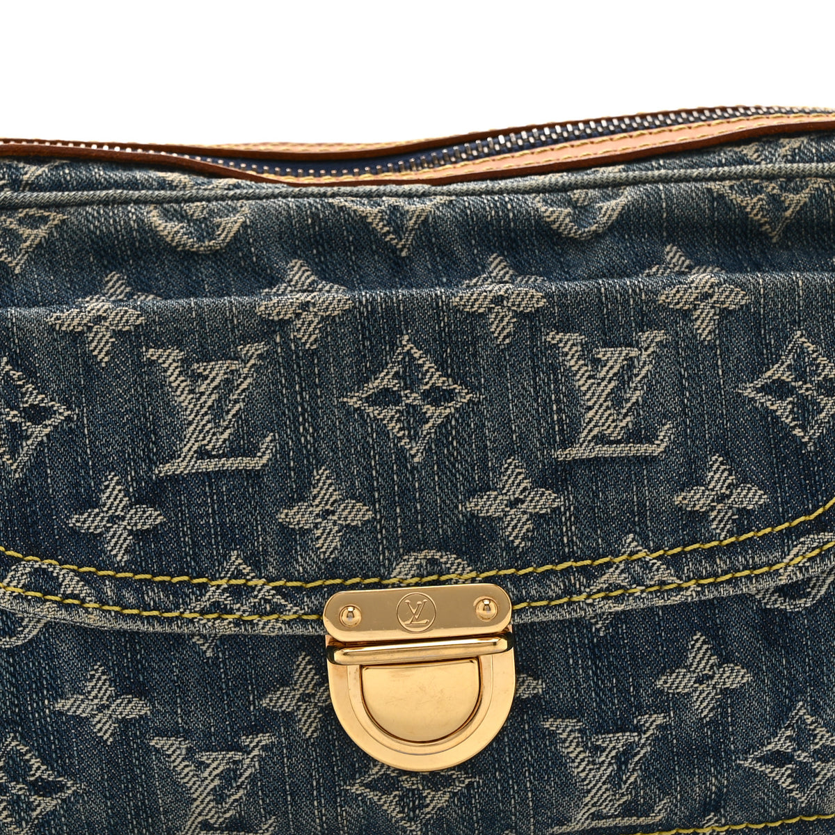 Louis Vuitton Monogram Denim Bum Bag Blue 8 of 10