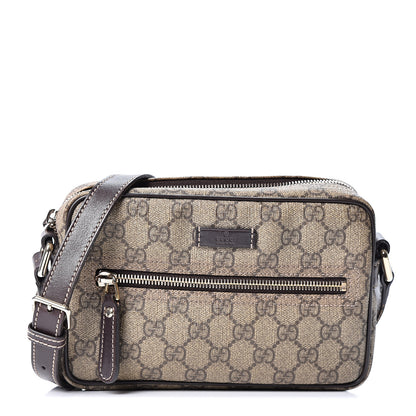 Gucci GG Plus Monogram Small Shoulder Bag Dark Brown 1 of 10