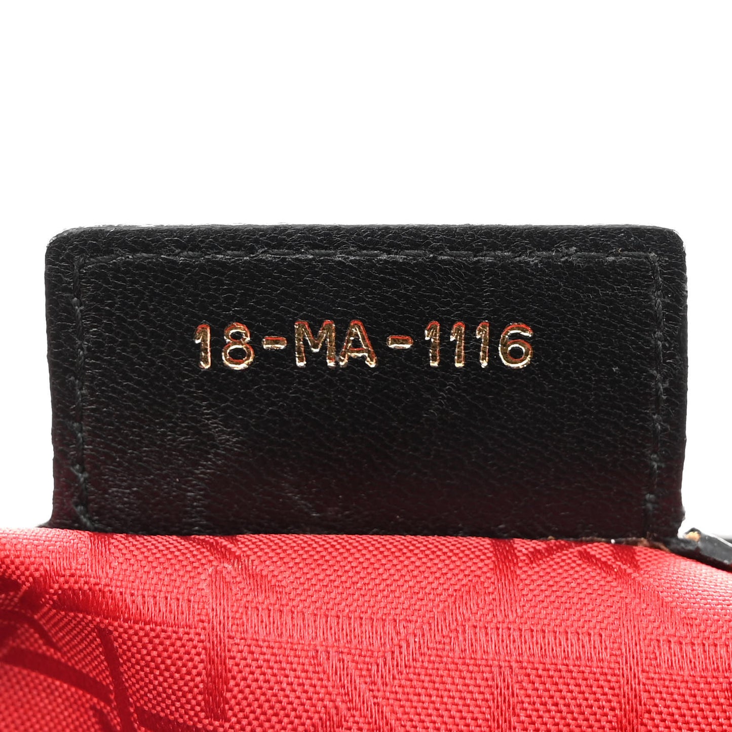 Lambskin Cannage Medium Lady Dior Black