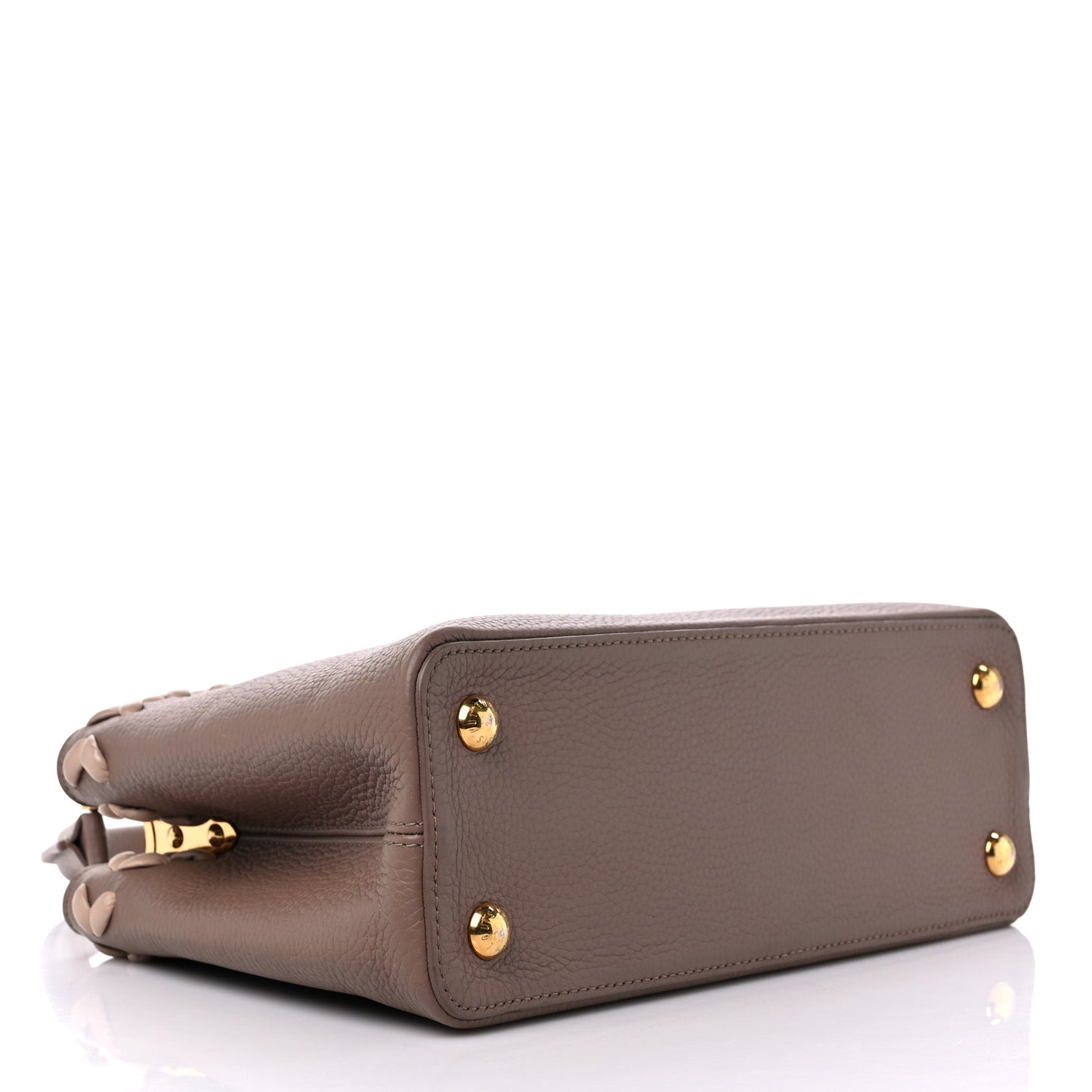 Taurillon Lambskin Capucines PM Taupe